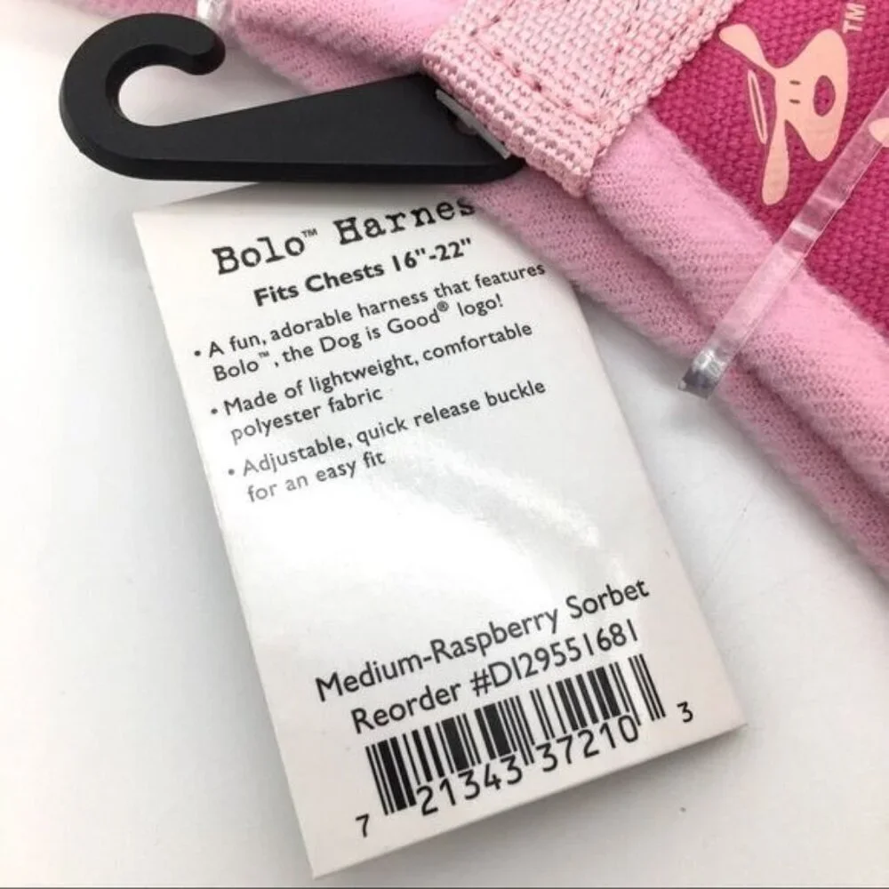 Dog Is Good Bolo Harness Size Medium NEW